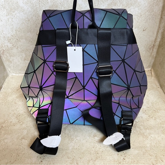 Geometric Iridescent Backpack - Picture 3 of 4